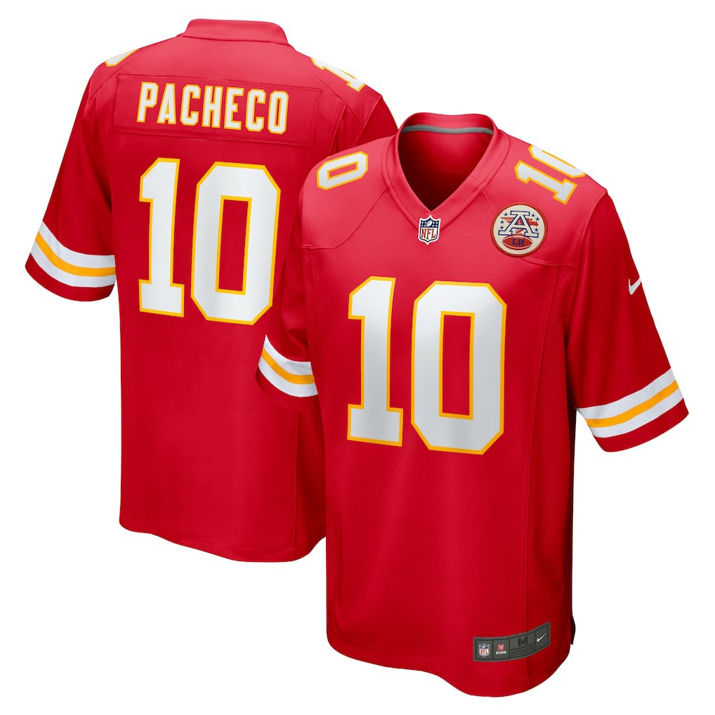 NFL Kansas City Chiefs Isiah Pacheco  Game Player Jersey