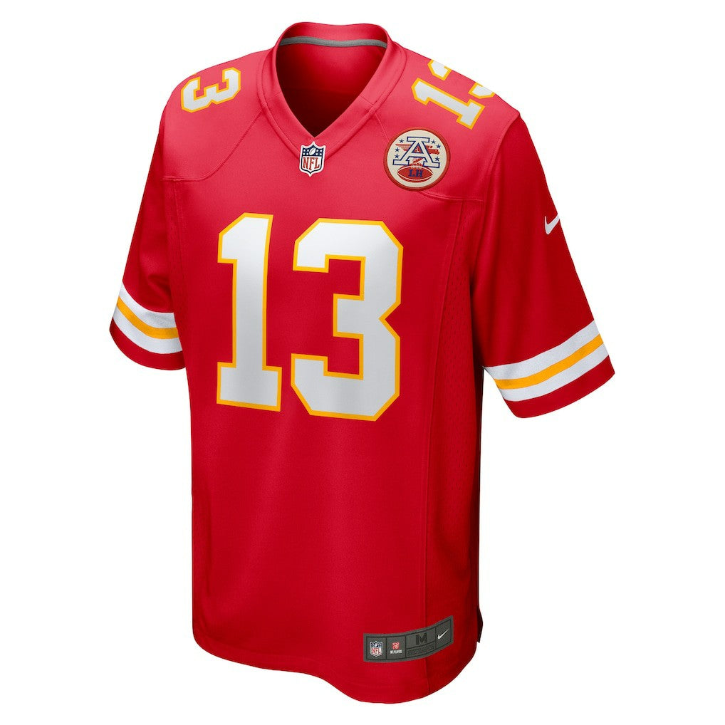 NFL Kansas City Chiefs Nazeeh Johnson  Game Player Jersey