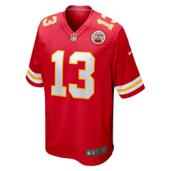 NFL Kansas City Chiefs Nazeeh Johnson  Game Player Jersey