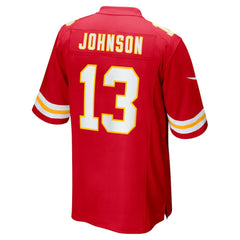 NFL Kansas City Chiefs Nazeeh Johnson  Game Player Jersey