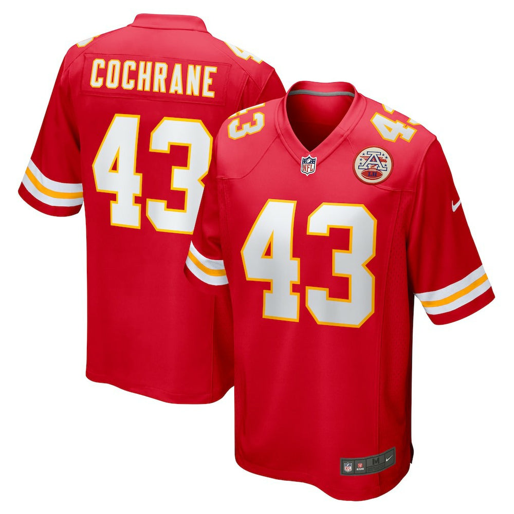 NFL Kansas City Chiefs Jack Cochrane  Game Player Jersey