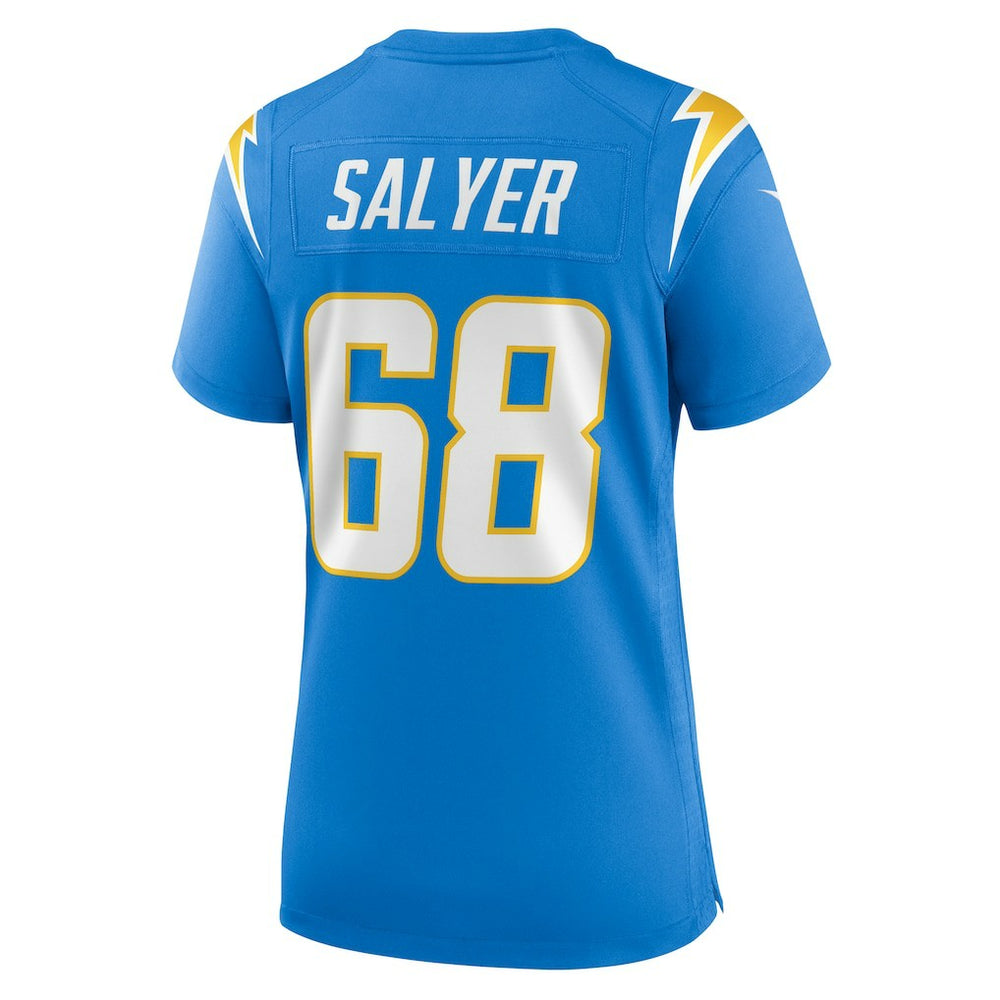 NFL Los Angeles Chargers Jamaree Salyer  Women's Game Player Jersey