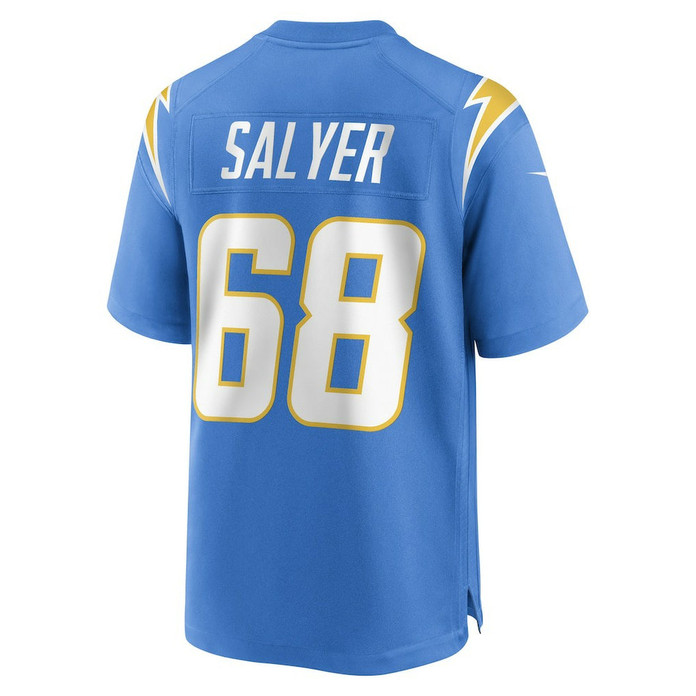 NFL Los Angeles Chargers Jamaree Salyer  Game Player Jersey