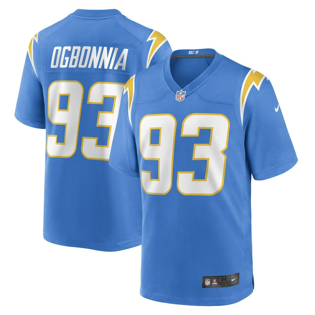 NFL Los Angeles Chargers Otito Ogbonnia  Game Player Jersey