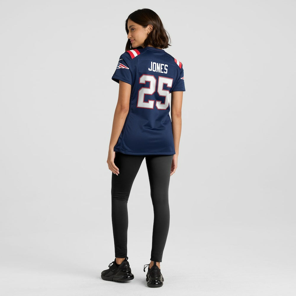 NFL New England Patriots Marcus Jones  Women's Game Jersey