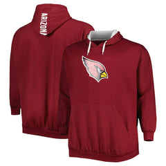 NFL Arizona Cardinals Big & Tall Logo Pullover Hoodie