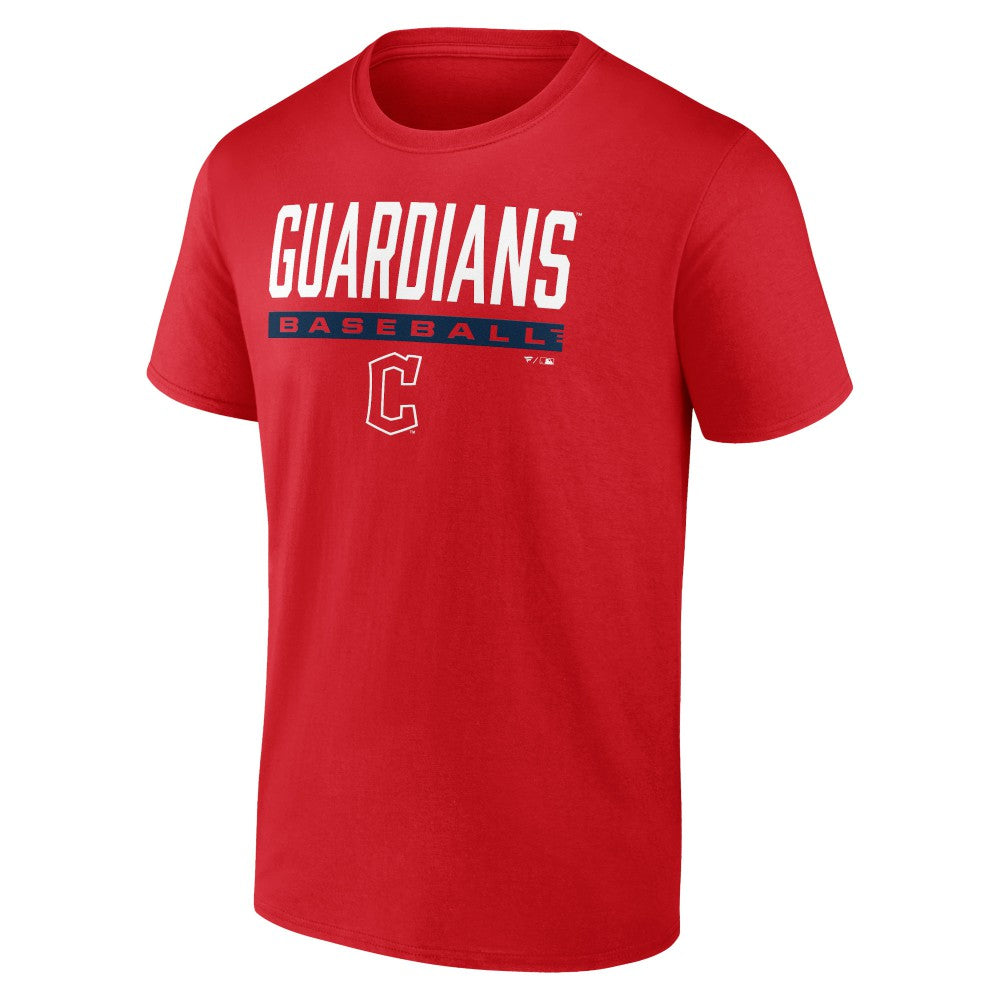 Cleveland Guardians Win Stripe T-Shirt - Red