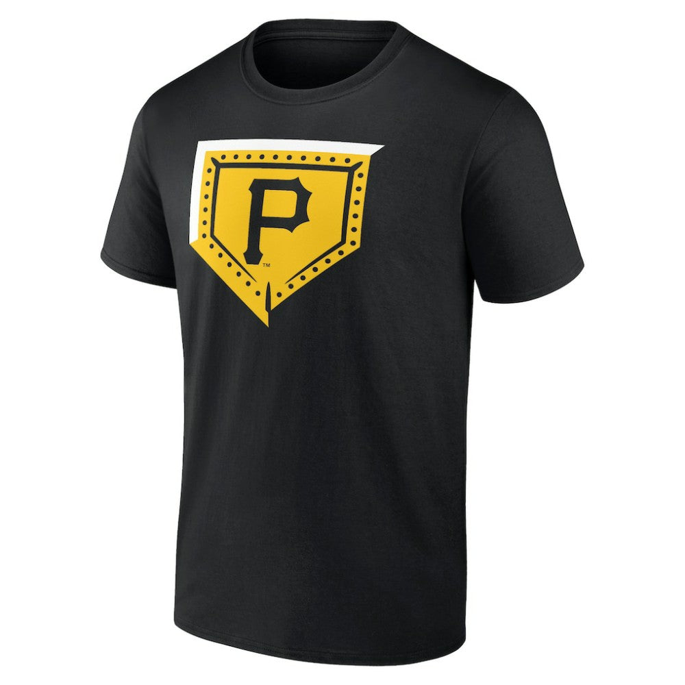 Pittsburgh Pirates Steel Plate T-Shirt - Black