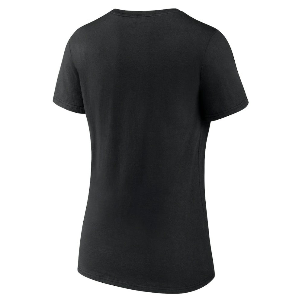 San Francisco Giants Women's Scripty City V-Neck T-Shirt - Black