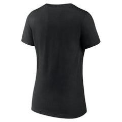 San Francisco Giants Women's Scripty City V-Neck T-Shirt - Black