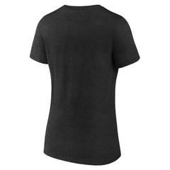 San Francisco Giants Women's Third and King V-Neck T-Shirt - Charcoal