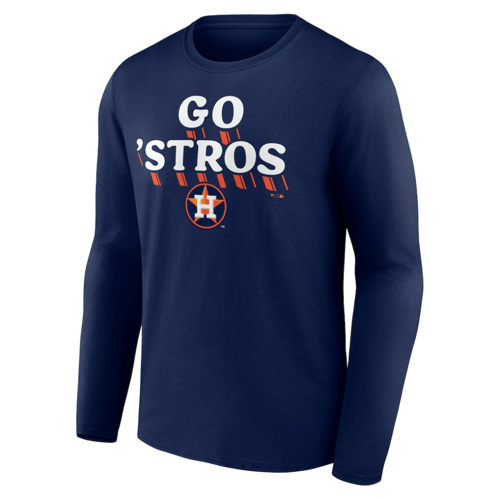 Houston Astros Go Stros Long Sleeve T-Shirt - Navy