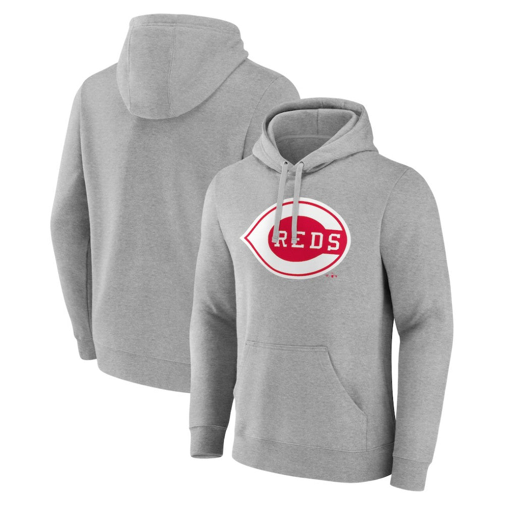 Cincinnati Reds Wahconah Pullover Hoodie - Gray