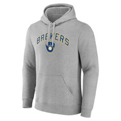 Milwaukee Brewers Wahconah Pullover Hoodie - Gray