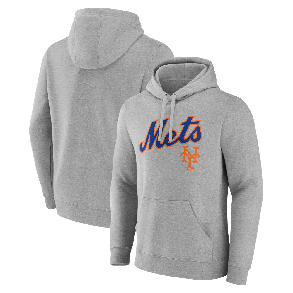 New York Mets Wahconah Pullover Hoodie - Gray