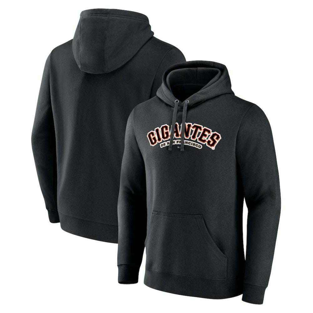 San Francisco Giants Spanish Logo Pullover Hoodie - Black