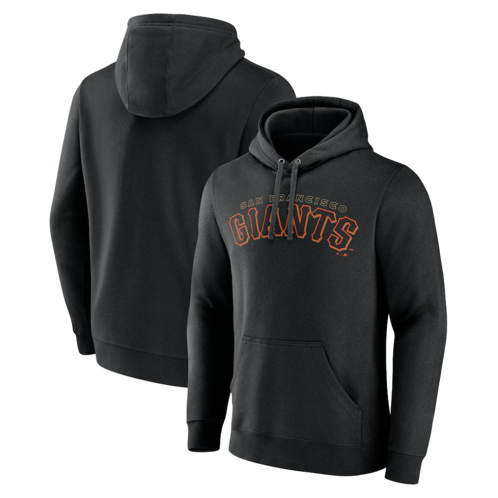 San Francisco Giants Giants Alternate Club Lettering Pullover Hoodie - Black