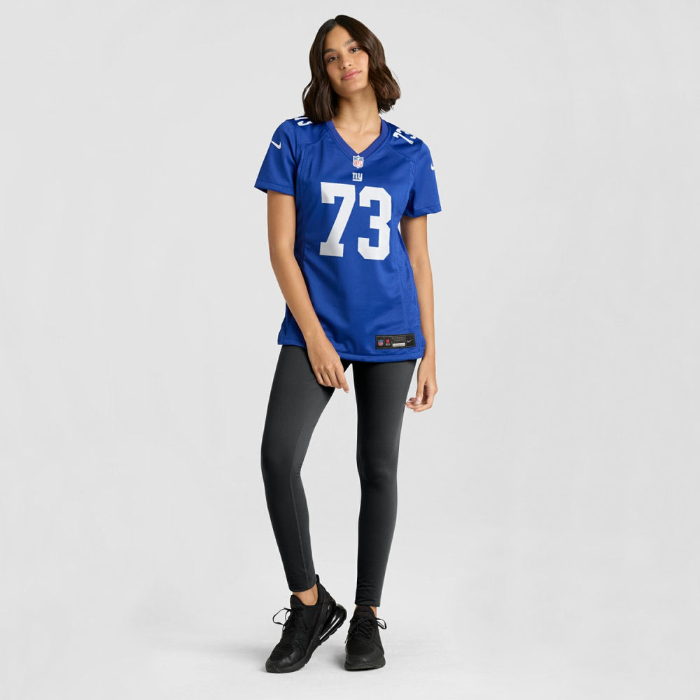 NFL New York Giants Evan Neal  Women's Game Player Jersey
