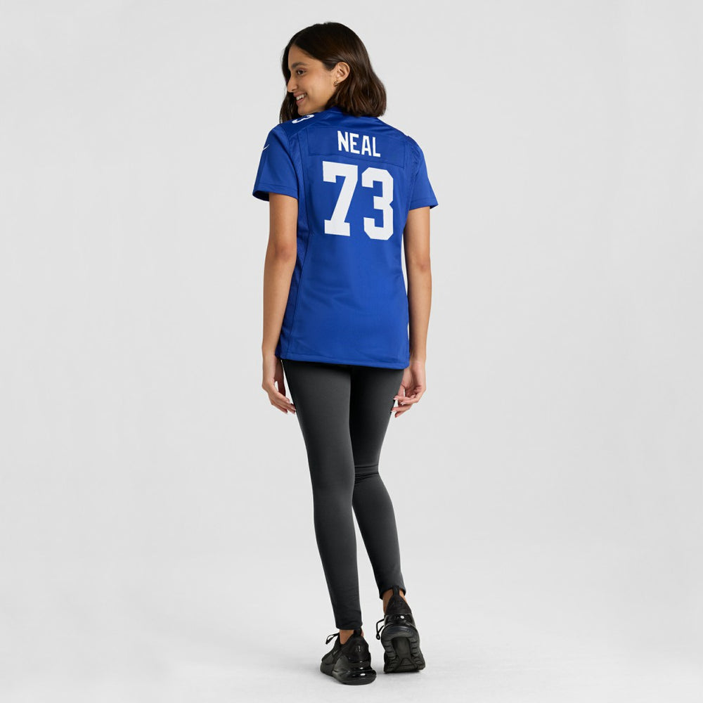 NFL New York Giants Evan Neal  Women's Game Player Jersey