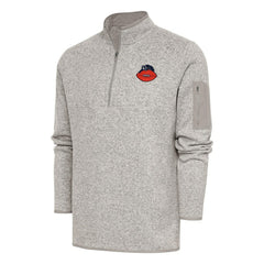 NFL Chicago Bears Antigua Throwback Fortune Quarter-Zip Pullover Jacket