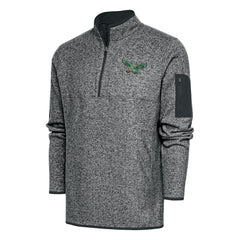 NFL Philadelphia Eagles Antigua Throwback Fortune Quarter-Zip Pullover Jacket