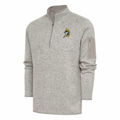NFL Green Bay Packers Antigua Throwback Fortune Quarter-Zip Pullover Jacket