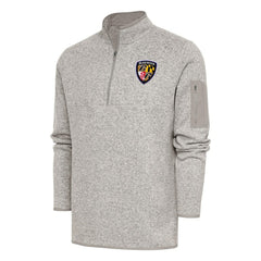 NFL Baltimore Ravens Antigua Throwback Fortune Quarter-Zip Pullover Jacket
