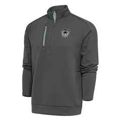 NFL Las Vegas Raiders Antigua Team Logo Throwback Generation Quarter-Zip Pullover Top
