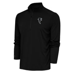 NFL Atlanta Falcons Antigua Team Logo Throwback Tribute Quarter-Zip Pullover Top