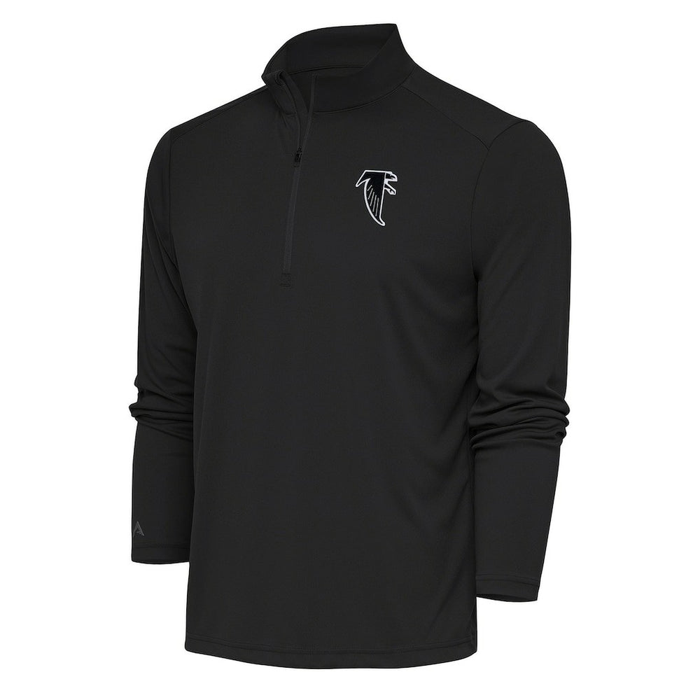 NFL Atlanta Falcons Antigua Team Logo Throwback Tribute Quarter-Zip Pullover Top