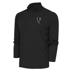 NFL Atlanta Falcons Antigua Team Logo Throwback Tribute Quarter-Zip Pullover Top