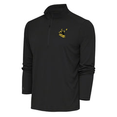 NFL Pittsburgh Steelers Antigua Team Logo Throwback Tribute Quarter-Zip Pullover Top