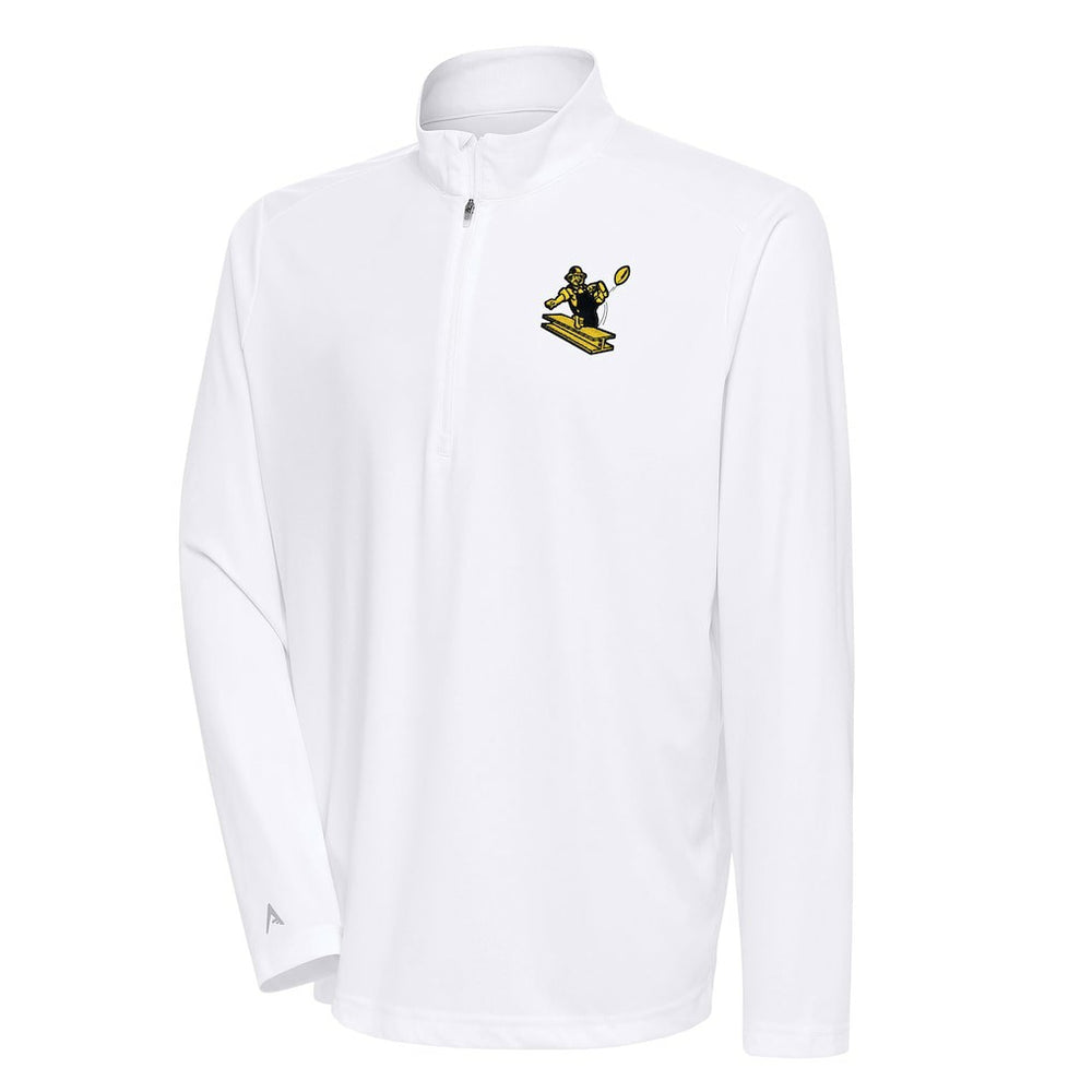 NFL Pittsburgh Steelers Antigua Team Logo Throwback Tribute Quarter-Zip Pullover Top