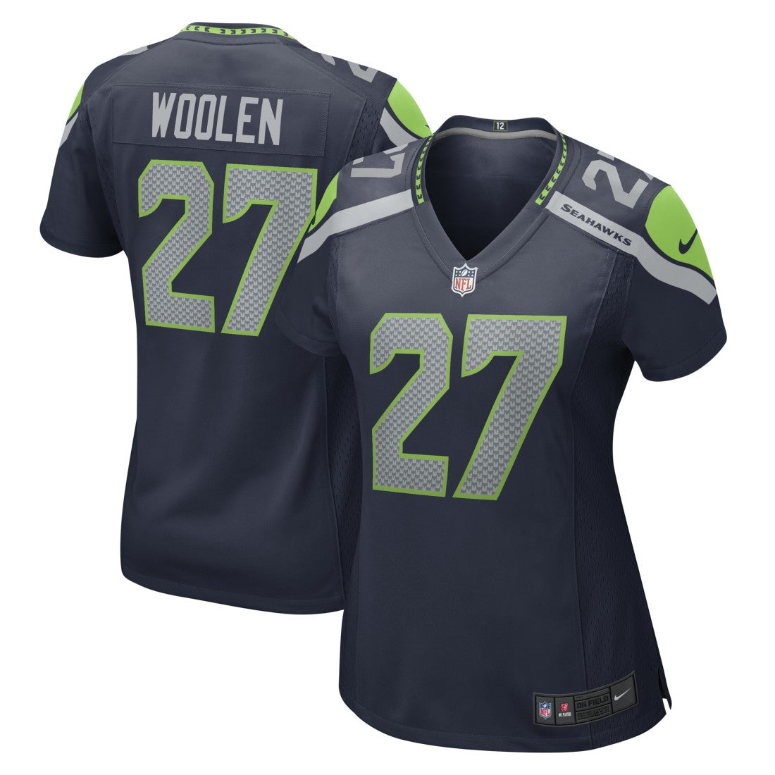 NFL Seattle Seahawks Riq Woolen  Women's Team Game Jersey