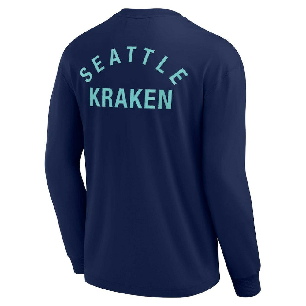 Seattle Kraken Fanatics Unisex Elements Super Soft Long Sleeve T-Shirt