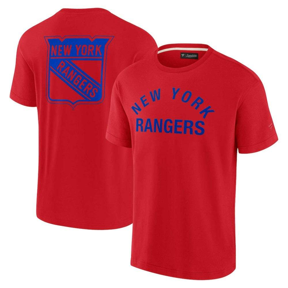 New York Rangers Fanatics Unisex Elements Super Soft Short Sleeve T-Shirt