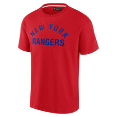 New York Rangers Fanatics Unisex Elements Super Soft Short Sleeve T-Shirt