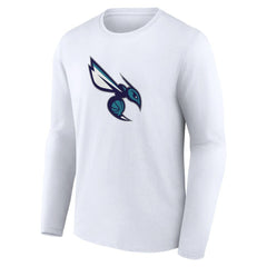Charlotte Hornets Alternate Logo Long Sleeve T-Shirt - White online