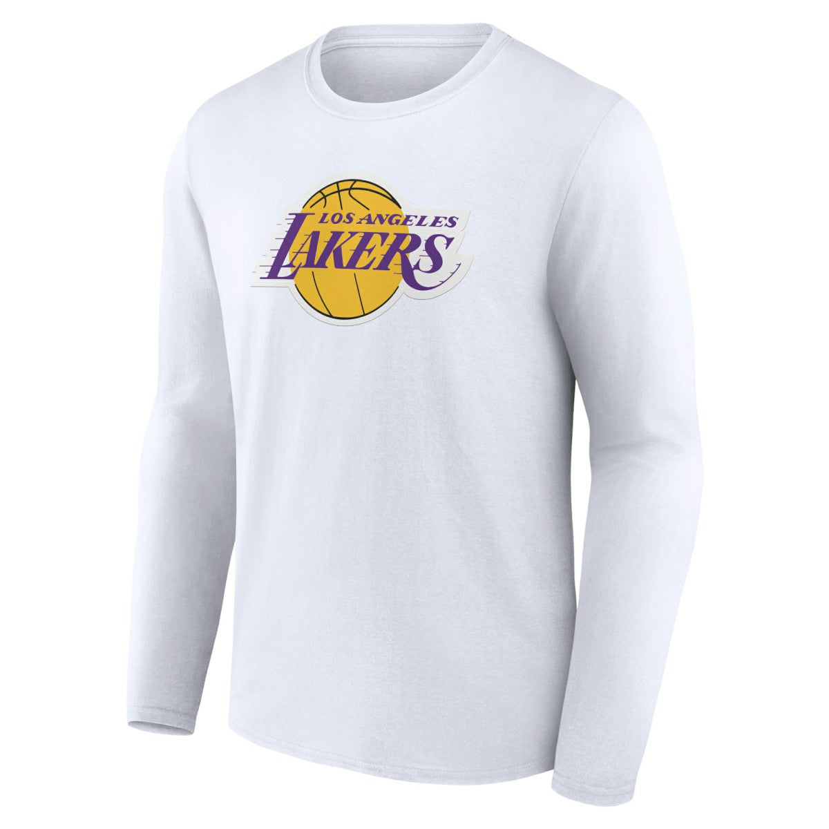 Los Angeles Lakers Alternate Logo Long Sleeve T-Shirt - White shop