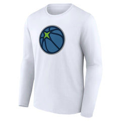 Minnesota Timberwolves Alternate Logo Long Sleeve T-Shirt - White cheap