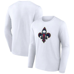 New Orleans Pelicans Alternate Logo Long Sleeve T-Shirt - White online