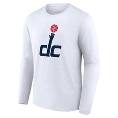 Washington Wizards Alternate Logo Long Sleeve T-Shirt - White shop