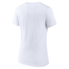 New York Knicks Women's Alternate Logo V-Neck T-Shirt - White for sale
