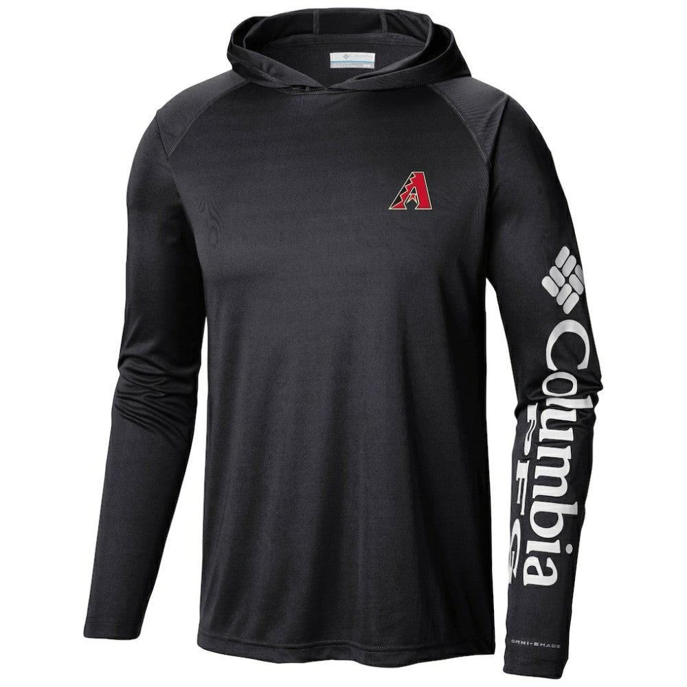 Arizona Diamondbacks Terminal Tackle Long Sleeve Hoodie T-Shirt - Black | Columbia
