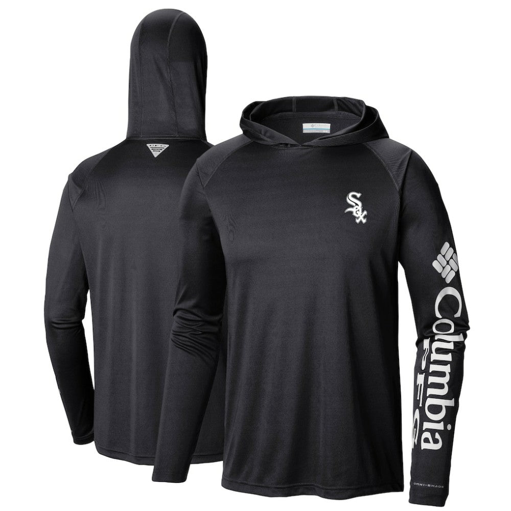 Chicago White Sox Terminal Tackle Long Sleeve Hoodie T-Shirt - Black | Columbia