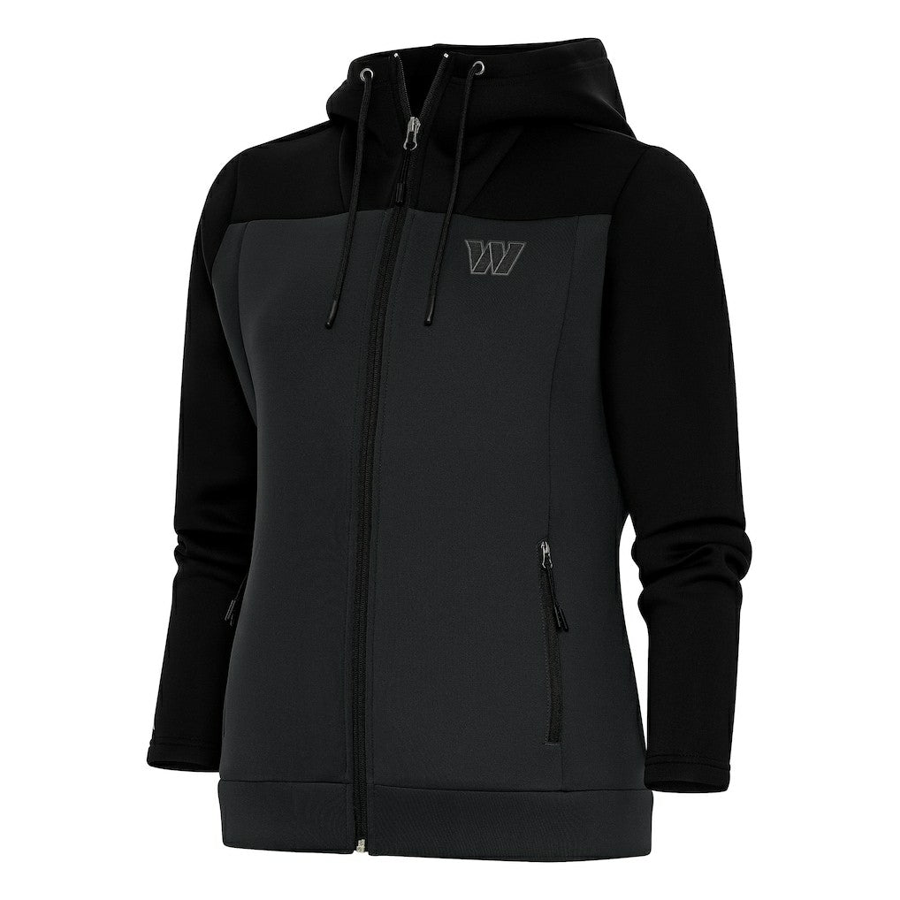 NFL Washington Commanders Antigua Women's Tonal Logo Protect Full-Zip Hoodie Jacket
