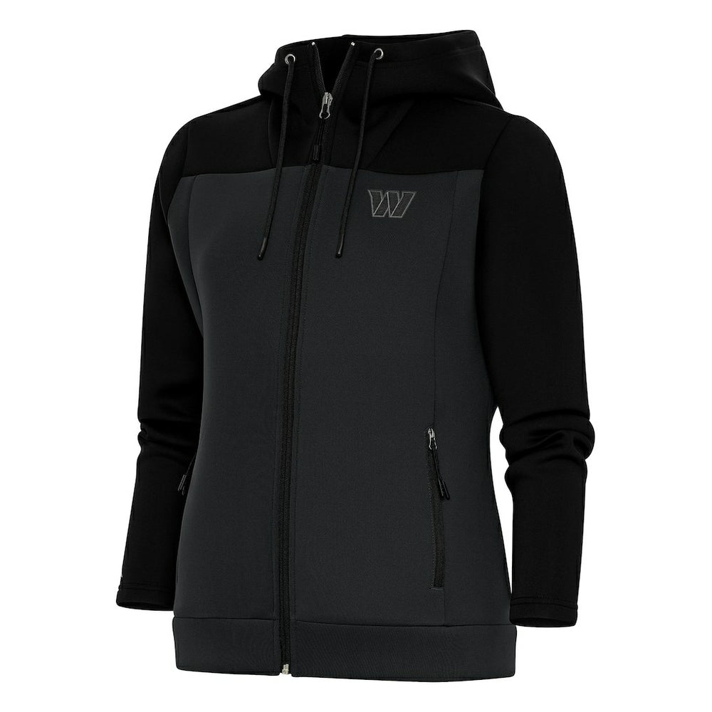 NFL Washington Commanders Antigua Women's Tonal Logo Protect Full-Zip Hoodie Jacket