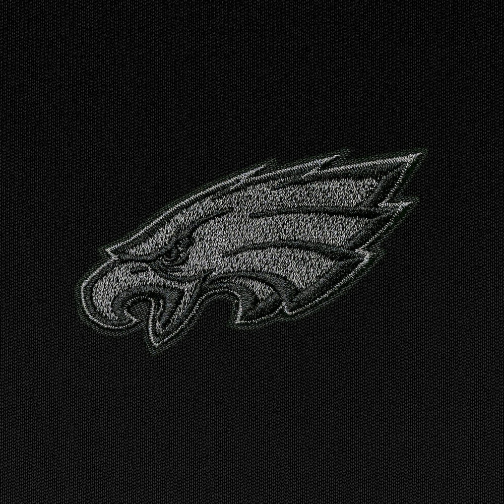 NFL Philadelphia Eagles Antigua Tonal Logo Generation Quarter-Zip Pullover Top