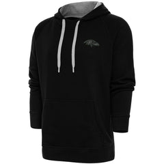 NFL Baltimore Ravens Antigua Tonal Logo Victory Pullover Hoodie