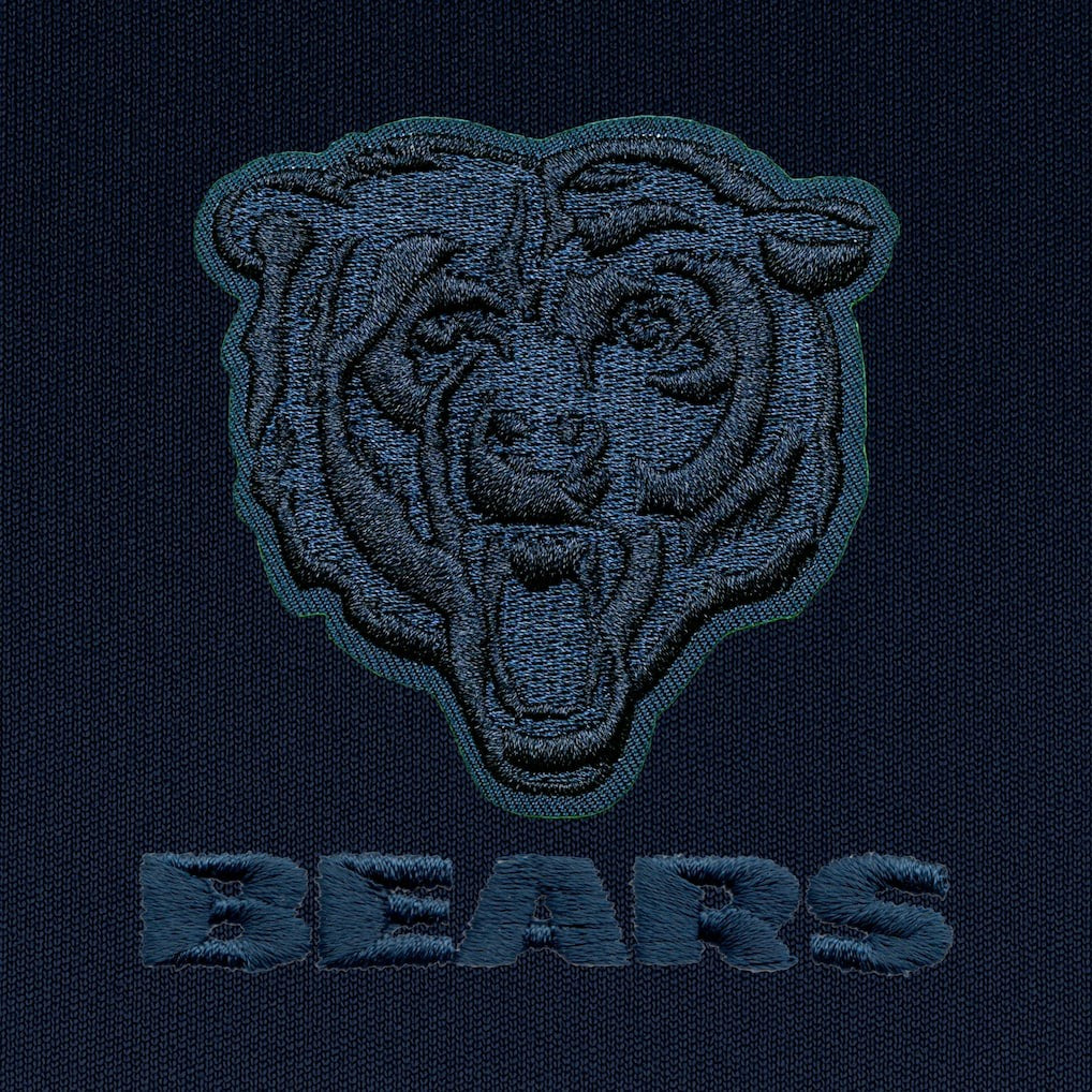 NFL Chicago Bears Antigua Tonal Logo Victory Pullover Hoodie